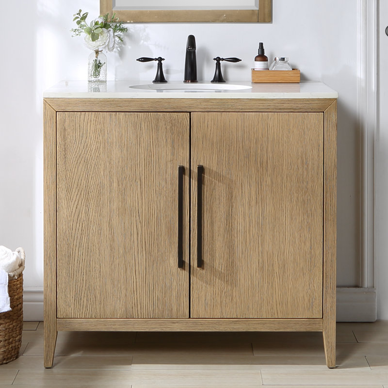 Mercury Row® Alsup 36'' Freestanding Single Bathroom Vanity with Vanity Top & Reviews Wayfair